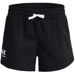 Spodnie treningowe damskie Under Armour Rival Fleece Shorts. Czarne spodnie dresowe Under Armour, xs, bez wzorów, na fitness i siłownię. Za 119.99 zł.