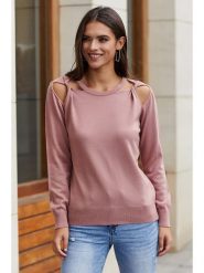 Milan Kiss Sweter w kolorze różowym rozmiar: S. Różowe swetry Milan Kiss, s, bez wzorów, bez ramiączek. Za 125.75 zł.