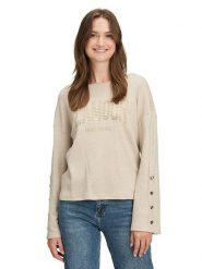 CARTOON Bluza w kolorze beżowym rozmiar: 40. Brązowe bluzy Cartoon, bez wzorów, bez kaptura. Za 119.95 zł.