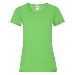 Koszulka Damska Valueweight. Zielone bluzki FRUIT OF THE LOOM, m, bez wzorów, sportowe, bez kołnierzyka, bez ramiączek. Za 30.99 zł.