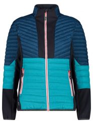CMP Kurtka hybrydowa w kolorze turkusowo-morskim rozmiar: 44. Niebieskie kurtki sportowe CMP, s, bez wzorów, z materiału, bez kaptura, outdoorowe, primaloft. Za 303.95 zł.