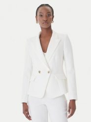 Rinascimento Marynarka CFC0128643003 Biały Regular Fit. Białe marynarki i żakiety Rinascimento, xs, bez wzorów, z syntetyku. Za 749.99 zł.