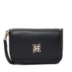Torebka Nine West. Czarne listonoszki Nine West, bez wzorów, bez dodatków. Za 179.99 zł.