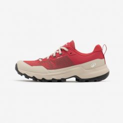 Buty turystyczne damskie MH500 Light. Czerwone trekkingi QUECHUA, z kauczuku, outdoorowe. Za 299.99 zł.