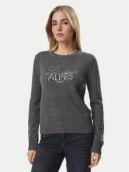 Liu Jo Sport Sweter TF6160 MA22S Szary ciemny Regular Fit. Szare swetry Liu Jo Sport, m, bez wzorów, z syntetyku, bez ramiączek. Za 689.99 zł.