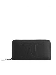 Juicy Couture Portfel damski BIJXT8694WVP Czarny. Czarne portfele Juicy Couture, bez wzorów, z tworzywa sztucznego. Za 149.99 zł.