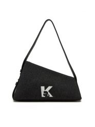 Karl Lagerfeld Jeans Torebka A1W30365 Czarny. Czarne torebki klasyczne Karl Lagerfeld Jeans, bez wzorów, z jeansu, bez dodatków. Za 339.99 zł.