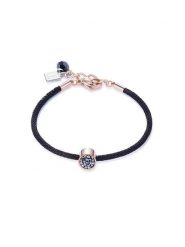 COEUR DE LION Bransoletka w kolorze czarnym rozmiar: onesize. Czarne bransoletki COEUR DE LION, z kryształem, metalowe. Za 222.41 zł.