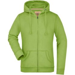 Damska bluza James & Nicholson Vintage Hoody zielona. Czarne bluzy VAN NICHOLAS, na lato, m, bez wzorów, z bawełny, z kapturem. Za 186.99 zł.