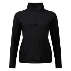 Kurtka narciarska 1/4 Zip damska Rossignol Stretch. Czarne kurtki narciarskie Rossignol, l, bez wzorów, z polaru, bez kaptura, narciarskie. Za 348.25 zł.