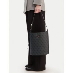 Torebka Guess. Czarne torebki klasyczne Guess, z aplikacjami, bez dodatków. Za 382.99 zł.