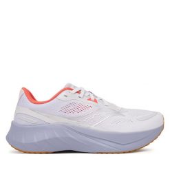 Buty do biegania Saucony. Szare obuwie sportowe Saucony, bez zapięcia, do biegania. Za 539.99 zł.