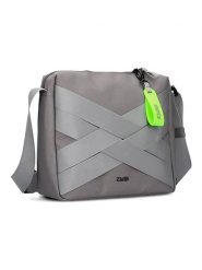 Zwei Torebka w kolorze szarym - 28 x 23 x 11 cm rozmiar: onesize. Szare torby na ramię Zwei, bez wzorów, z materiału, na ramię, bez dodatków. Za 185.32 zł.