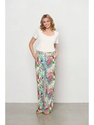 &Co Woman Koszulka "Varia" w kolorze kremowym rozmiar: L. Brązowe bluzki &Co Woman, l, bez wzorów, bez kołnierzyka, bez ramiączek. Za 149.66 zł.