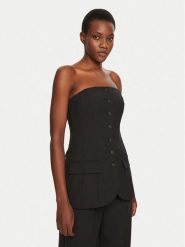 Herskind Bluzka Jacqui 5406134 Szary Slim Fit. Szare bluzki Herskind, bez wzorów, z syntetyku, bez kołnierzyka, bez ramiączek. Za 689.99 zł.