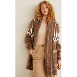 Mango - Sweter Daddy. Różowe kardigany Mango, l, z dzianiny. Za 269.90 zł.