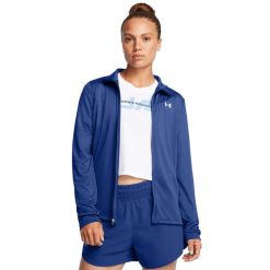 Bluza damska Under Armour Tech Full Zip. Niebieskie bluzy Under Armour, l, bez wzorów, bez kaptura. Za 179.99 zł.