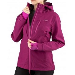 Kurtka trekkingowa damska Viking Trek Pro przeciwdeszczowa hardshell. Czerwone kurtki sportowe Viking, m, bez wzorów, z hardshellu, bez kaptura, trekkingowe. Za 470.09 zł.
