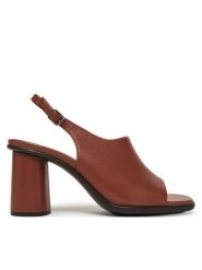 ECCO Sandały Sculpted Alba 65 23331301014 Brązowy. Brązowe sandały ecco, bez wzorów, ze skóry, bez obcasa, na słupku, bez zapięcia. Za 589.99 zł.