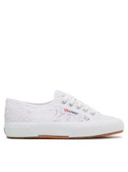 Superga Trampki 2750 Macrame S81219W Biały. Białe trampki Superga, bez wzorów, z materiału, bez zapięcia. Za 219.99 zł.