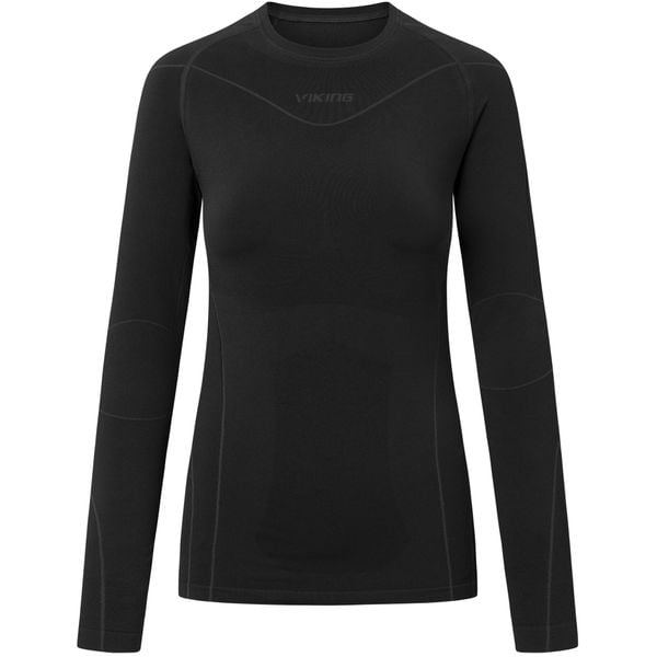 Bielizna damska VIKING Gaja Longsleeve Bamboo. Czarna bielizna sportowa Viking, bez wzorów. Za 179.90 zł.