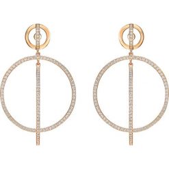 Pozłacane kolczyki z kryształami Swarovski. Brązowe kolczyki SWAROVSKI, z kryształem, pozłacane. W wyprzedaży za 299.95 zł.
