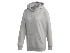 Bluza damska ADIDAS HOODIE 34. Szare bluzy Adidas, bez wzorów, z bawełny, bez kaptura. Za 229.00 zł.