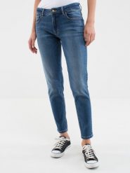 Jeansy damskie niebieskie Maggie 356. Niebieskie jeansy Big Star, l, bez wzorów, z standardowym stanem. W wyprzedaży za 199.99 zł.