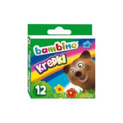 Kredki BAMBINO, 12 kolorów, licencja BAMBINO. Kredki do oczu St. Majewski. Za 8.99 zł.