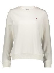 Napapijri Bluza w kolorze białym rozmiar: L. Białe bluzy Napapijri, l, bez wzorów, bez kaptura. Za 184.89 zł.