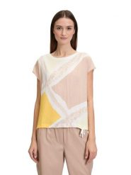 BETTY & CO Koszulka w kolorze białym rozmiar: XL. Białe bluzki Betty & Co, xl, bez wzorów, z bawełny, bez kołnierzyka, bez ramiączek. Za 47.95 zł.