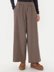 Weekend Max Mara Spodnie materiałowe Ebe 2525136052 Beżowy Wide Leg. Brązowe spodnie materiałowe Weekend Max Mara, bez wzorów, z bawełny. Za 1,239.00 zł.