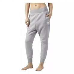 Spodnie sportowe damskie Reebok Workout. Szare spodnie dresowe Reebok, m, bez wzorów, z dresówki. Za 378.00 zł.