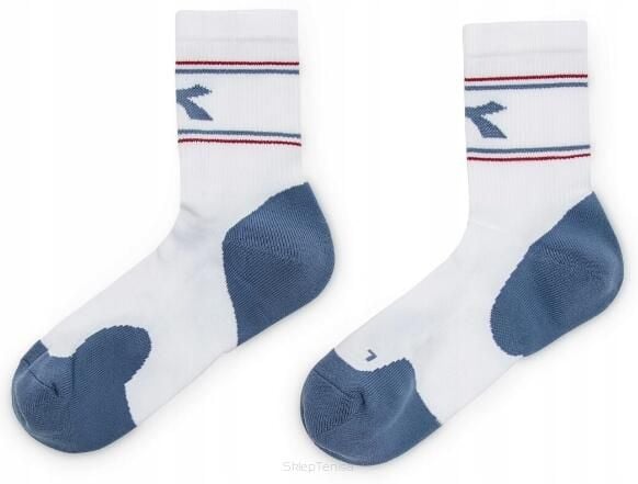 Skarpety tenisowe Diadora Socks Court. Białe skarpety Diadora, bez wzorów, z elastanu. Za 42.99 zł.