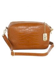 Anna Morellini Skórzana torebka "Donatella" w kolorze karmelowym - 25 x 16 x 9 cm rozmiar: onesize. Brązowe torby na ramię Anna Morellini, bez wzorów, z materiału, na ramię, bez dodatków. Za 260.99 zł.