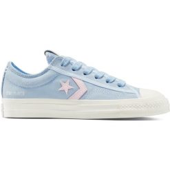 Buty sportowe damskie Converse Star Player 76 Colorful Suede. Niebieskie obuwie sportowe Converse, bez wzorów, z zamszu, bez zapięcia. Za 348.99 zł.