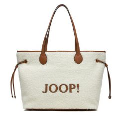 Torba na zakupy JOOP!. Białe shopper Joop!, bez wzorów, bez dodatków. Za 769.99 zł.