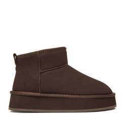 Śniegowce JENNY. Brązowe trapery i śniegowce Jenny. Za 179.99 zł.