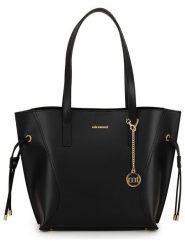 Mia Tomazzi Skórzana torebka "Ausonio" w kolorze czarnym - 30 x 32 x 11,5 cm rozmiar: onesize. Czarne torby na ramię Mia Tomazzi, bez wzorów, z materiału, na ramię, bez dodatków. Za 448.99 zł.