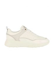 Geox Sneakersy "Alleniee" w kolorze srebrno-białym rozmiar: 40. Białe trampki Geox, bez wzorów, bez zapięcia. Za 215.71 zł.