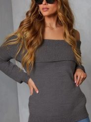 Milan Kiss Sweter w kolorze szarym rozmiar: S. Szare swetry Milan Kiss, s, bez wzorów, ze splotem, bez ramiączek. Za 104.99 zł.