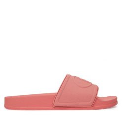 Klapki Liu Jo. Czerwone klapki Liu Jo, bez wzorów, bez obcasa. Za 149.99 zł.
