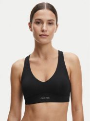 Calvin Klein Performance Biustonosz sportowy LVGWF5K147 Czarny. Czarne koszulki sportowe Calvin Klein Performance, bez wzorów, z syntetyku, bez ramiączek, na fitness i siłownię. Za 229.99 zł.