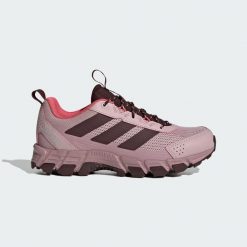 Buty trekkingowe Terrex Rockadia. Fioletowe trekkingi Adidas, z gumy, trekkingowe. Za 259.00 zł.
