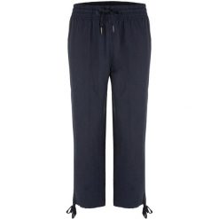 Damskie Spodnie Capri z Bawełny - Komfort i Styl. Fioletowe spodnie dresowe HSN, bez wzorów, z bawełny. Za 107.99 zł.