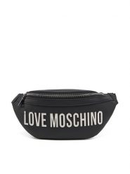 LOVE MOSCHINO Saszetka nerka JC4195PP1MKD000B Czarny. Czarne torebki klasyczne Love Moschino, bez wzorów, ze skóry, bez dodatków. Za 499.99 zł.