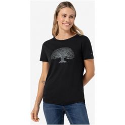 Koszulka z krótkim rękawkiem damska SUPER.NATURAL Tree Of Knowledge Tee. Czarne bluzki super.natural, bez wzorów, bez ramiączek. Za 249.99 zł.