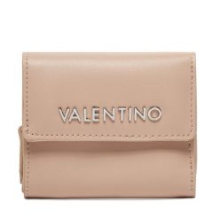 Mały Portfel Damski Valentino. Czerwone portfele Valentino, bez wzorów. Za 169.99 zł.