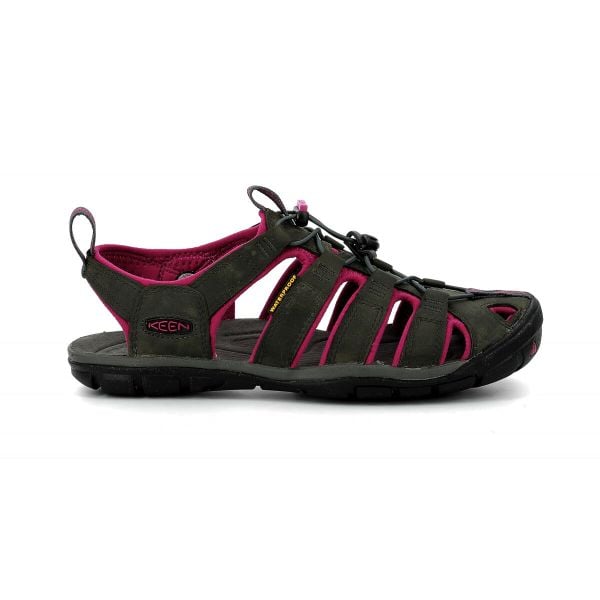 Buty do chodzenia damskie Keen Clearwater Leather Cnx. Niebieskie trekkingi Keen, z materiału, trekkingowe. Za 637.00 zł.