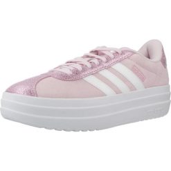 Buty ADIDAS VL COURT BOLD J Rose. Czerwone trekkingi Adidas, ze skóry, trekkingowe. W wyprzedaży za 240.50 zł.
